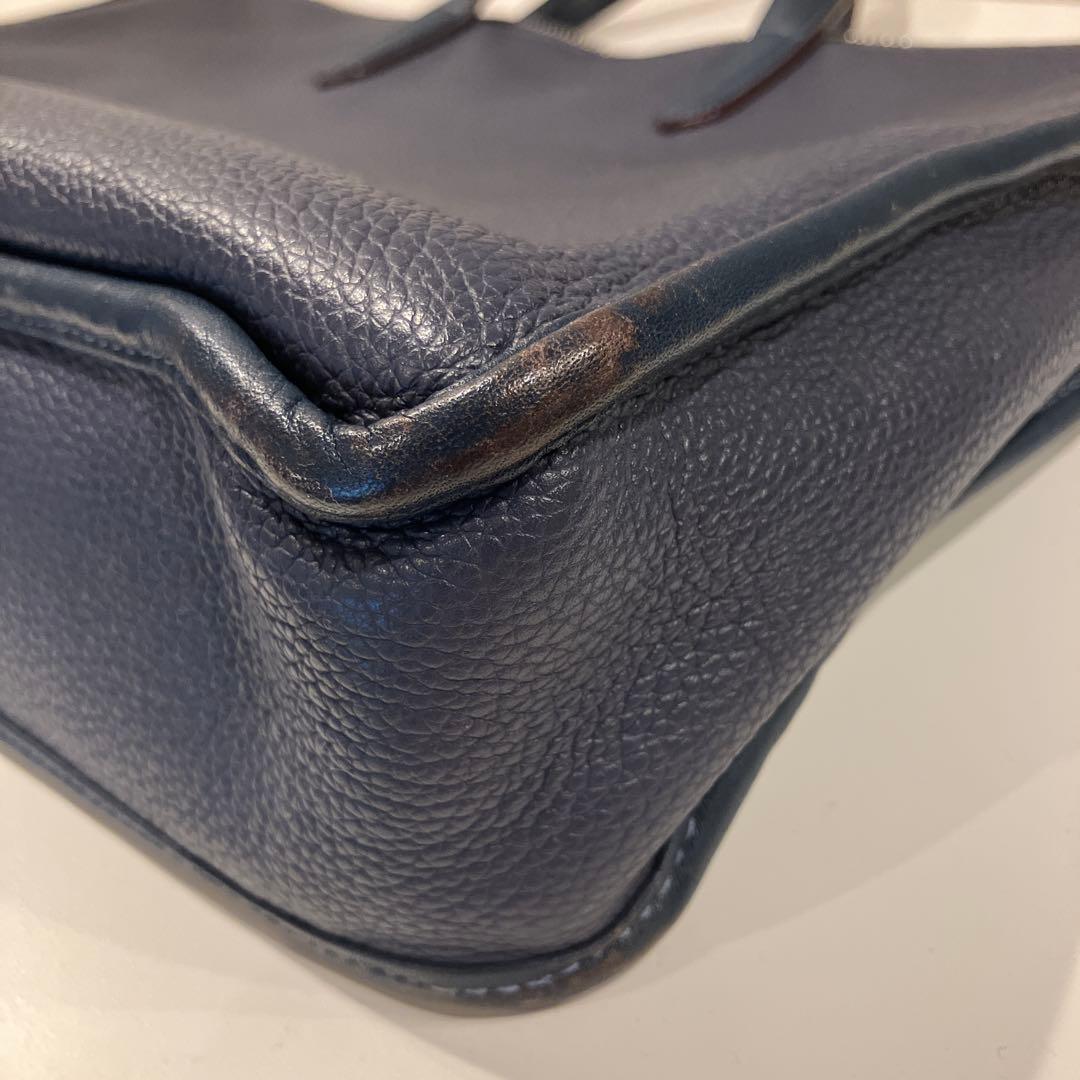 《中古美品》　ロエベ　トレドバッグ　ネイビー
