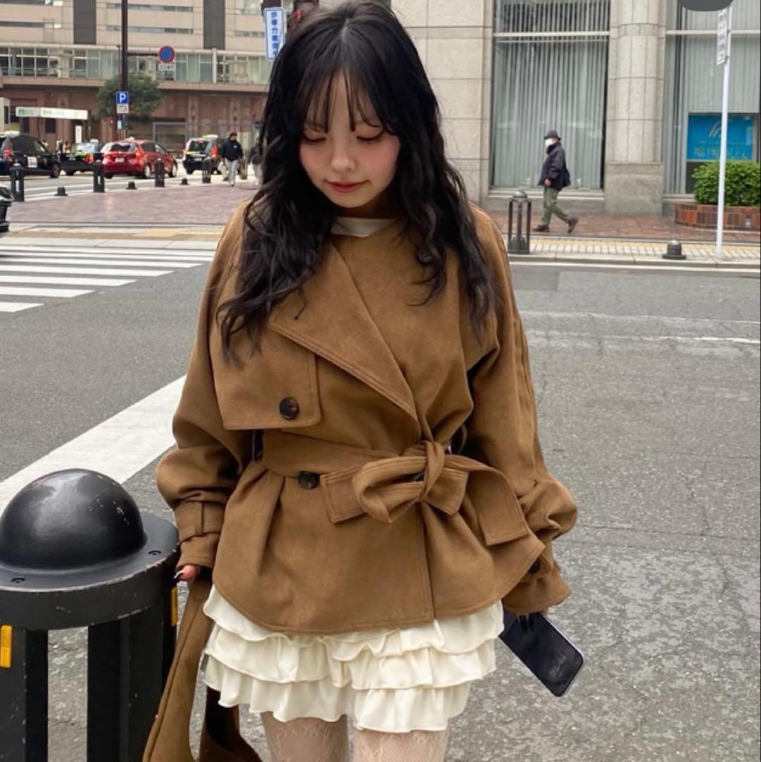 MICHIXSLY F／SUEDE S／トレンチ ベージュ SLY スライ - メルカリ