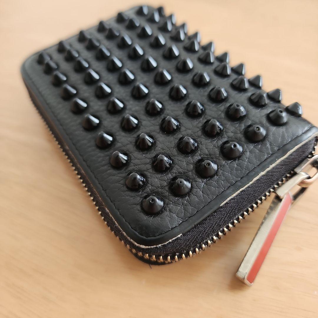 希少】クリスチャンルブタン パネトーネ スタッズ ミニ財布 コイン