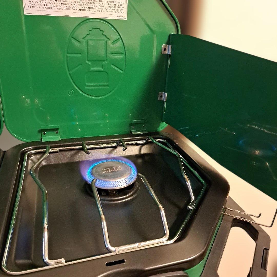 コールマン フォールディングLPツーバーナーストーブ 美品❗ 廃盤 稀少