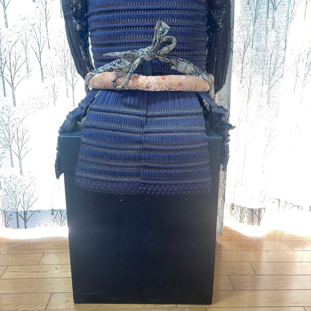 忠*読様 【希少銘品】薩摩住光忍作 甲冑一式 トンボ前立て兜 等身大