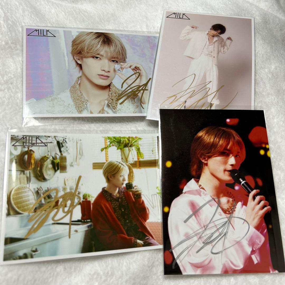 M!LK 山中柔太朗 生誕 生写真 直筆サイン - メルカリ