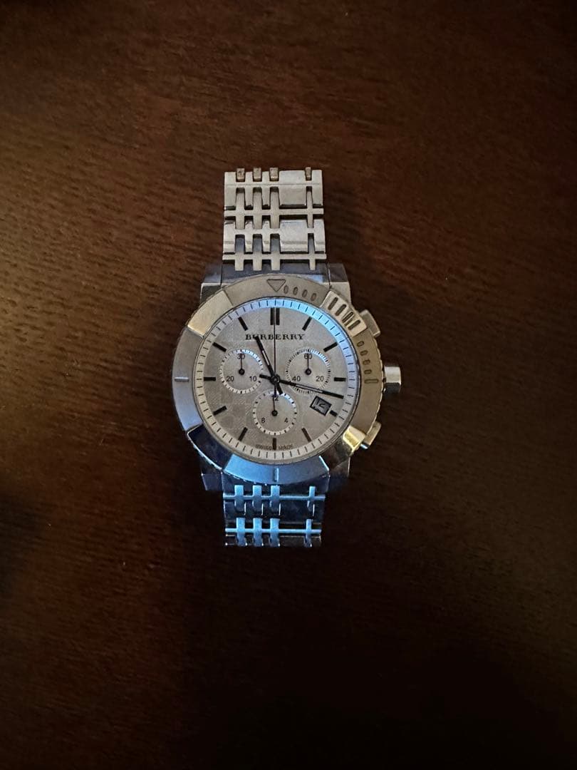 BURBERRY クロノグラフ 時計 ステンレス