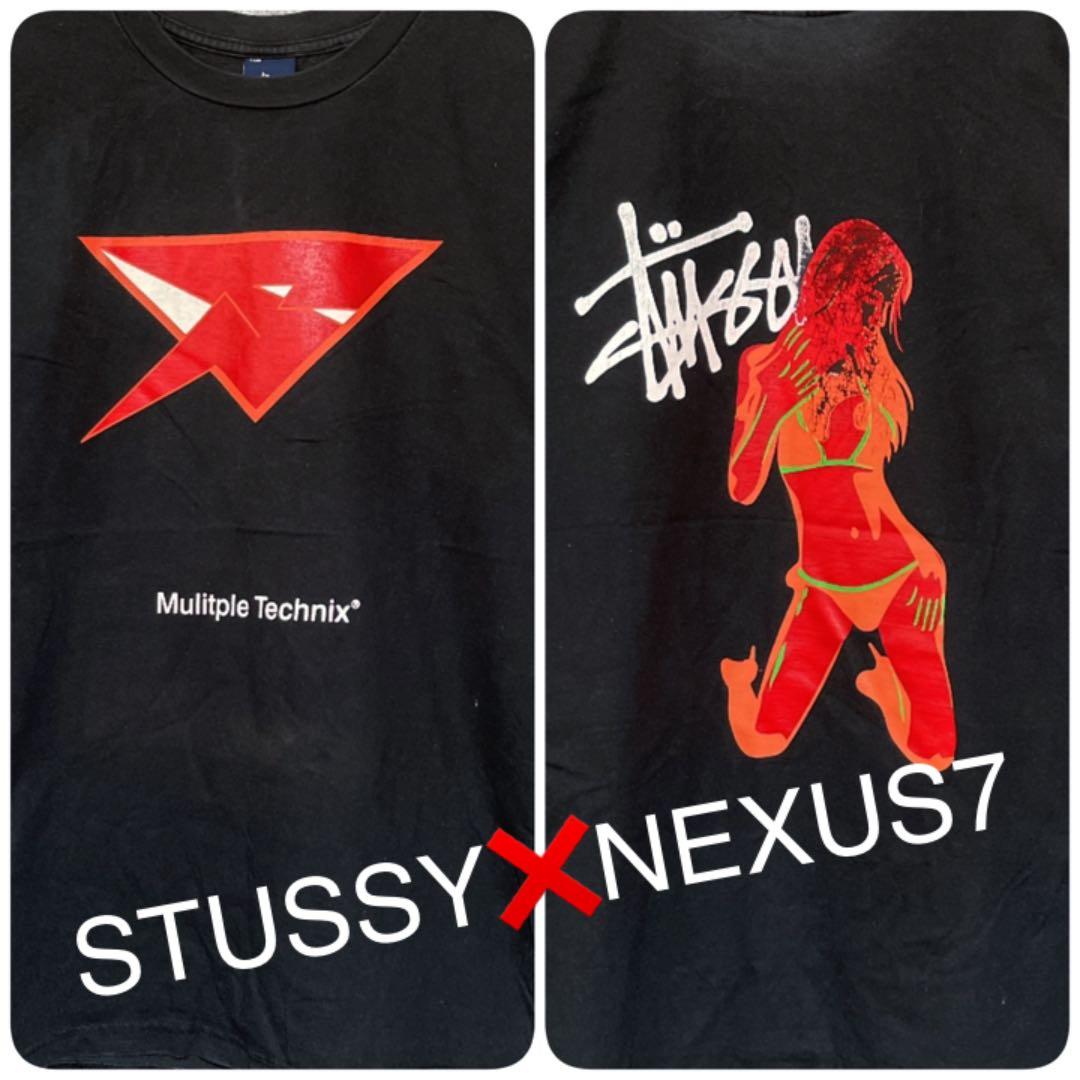 希少 stussy✖️nexus7 コラボ Tシャツ L - メルカリ