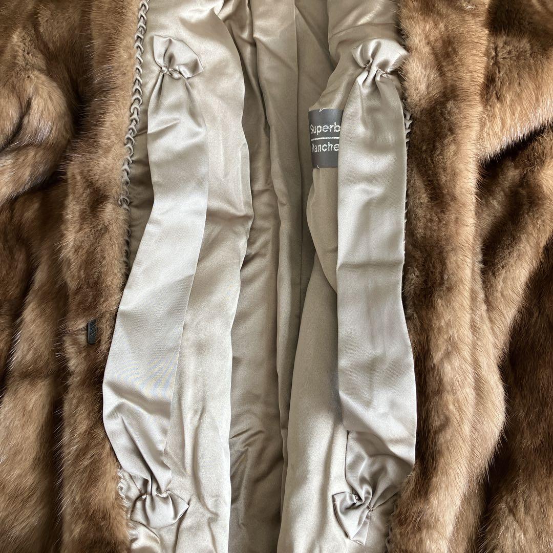 タグ付】美品 サガミンク Belle Vison ファーコート 大きめ 銀タグ