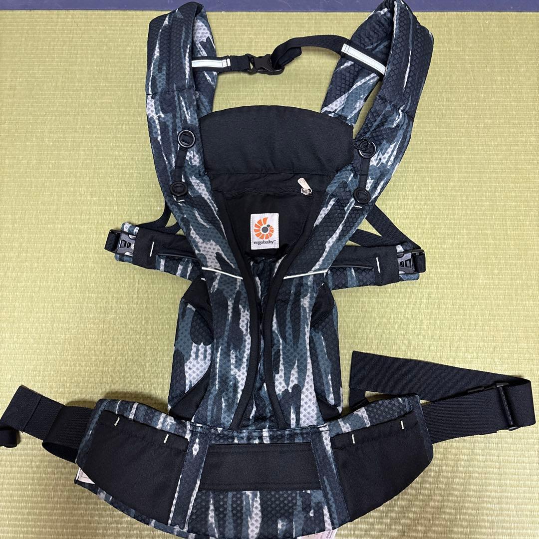 あいら様専用】ackeySling リング付きスリング 青系ストライプ あいら