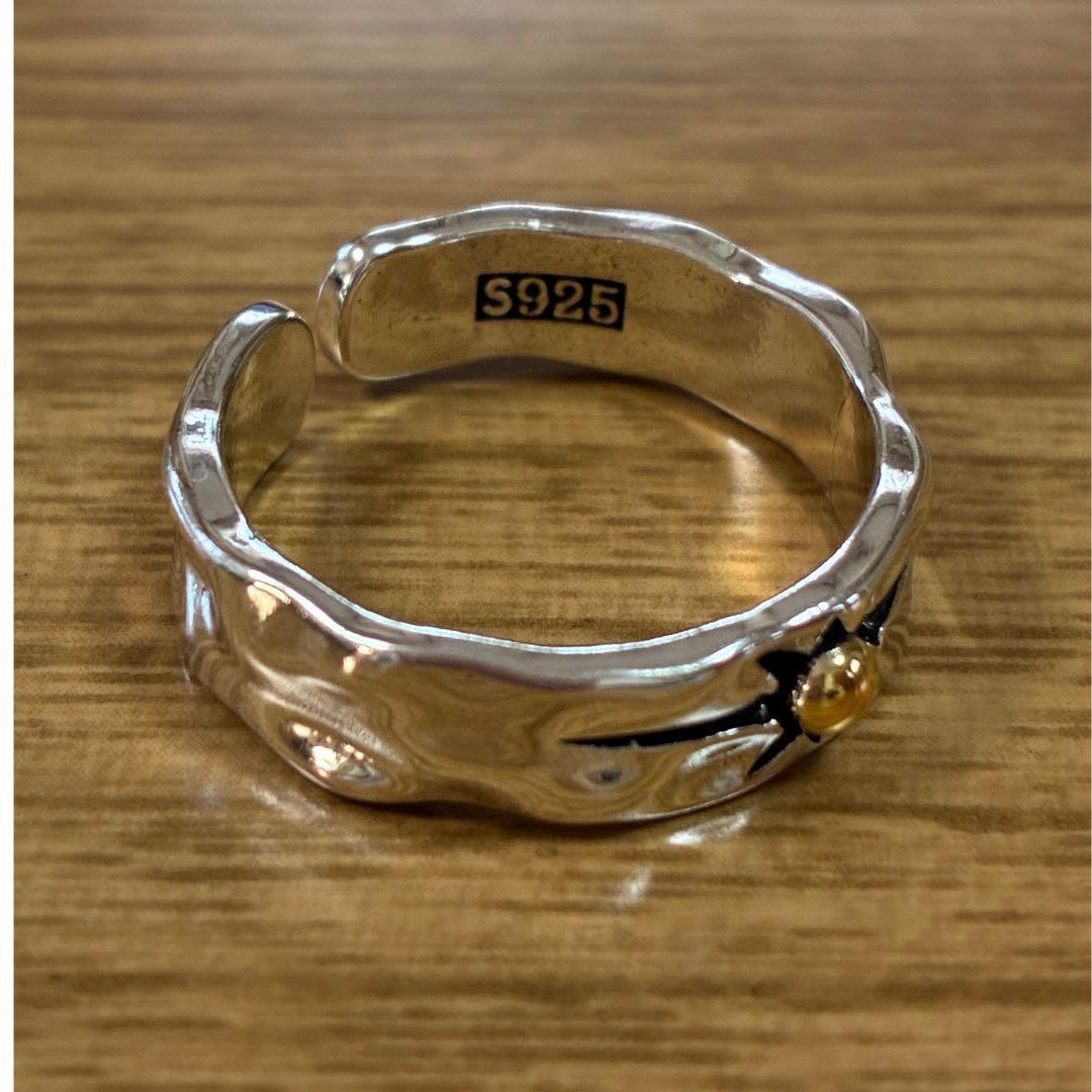 シルバー925 メキシカンジュエリー 太陽 目 鷹 ヴィンテージリング2個