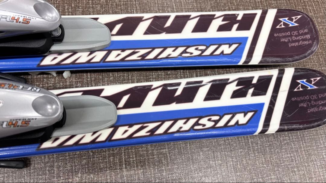 NISHIZAWA スキー板 ストック セット KINDER - メルカリ
