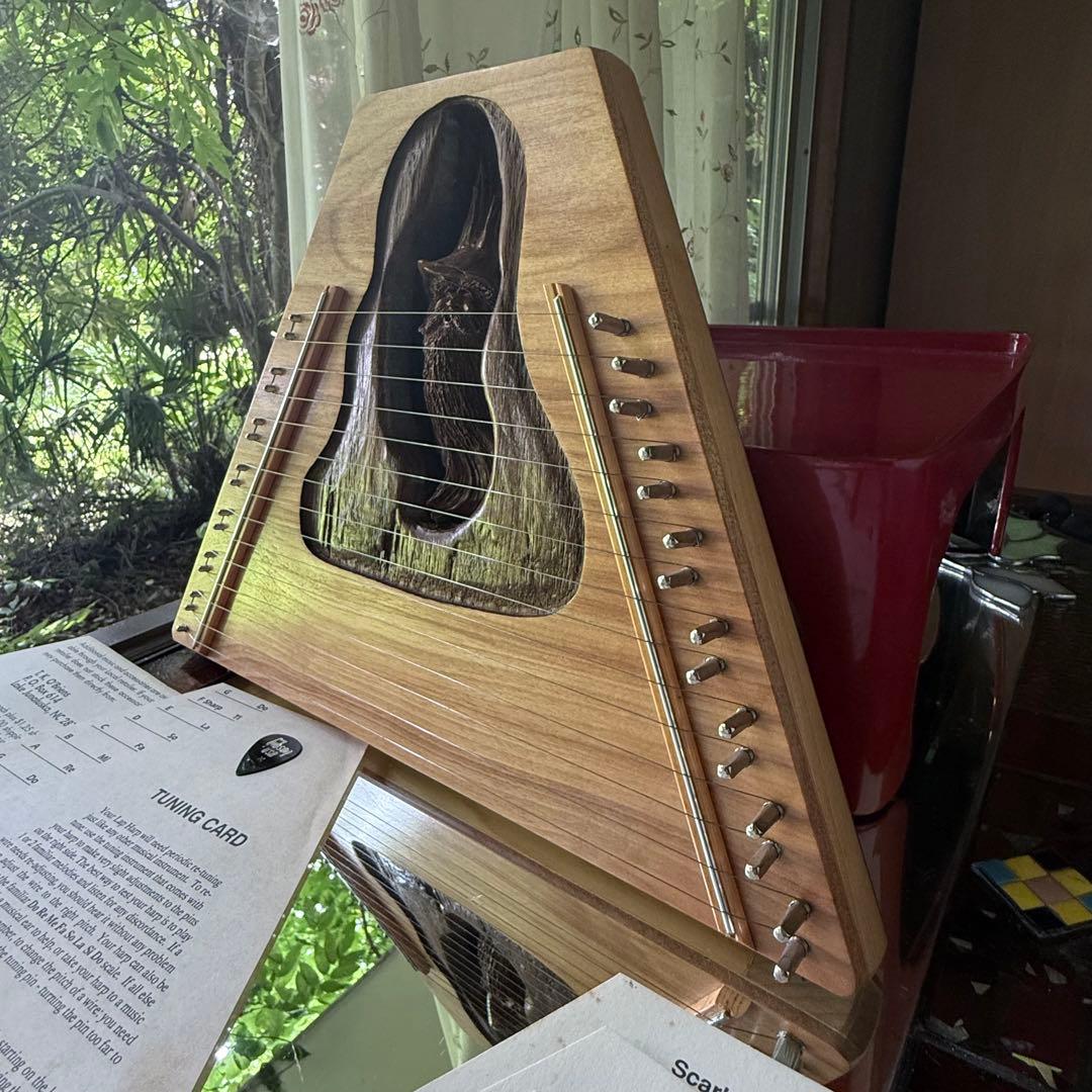 超限定9月2日20時迄‼️ゴブリンが歌ってる小型ハープ/ダルシマーUSA