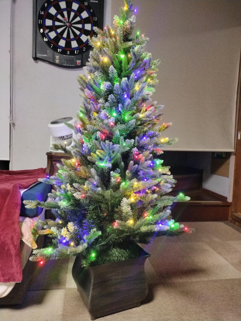 1.3m LED電飾付き クリスマスツリー リモコン付き 中古 検 コストコ