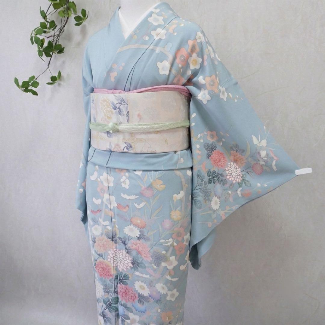 訪問着フルセット319▪︎ 卒業式 入学式 お宮参【訪問着、袋帯、帯締め