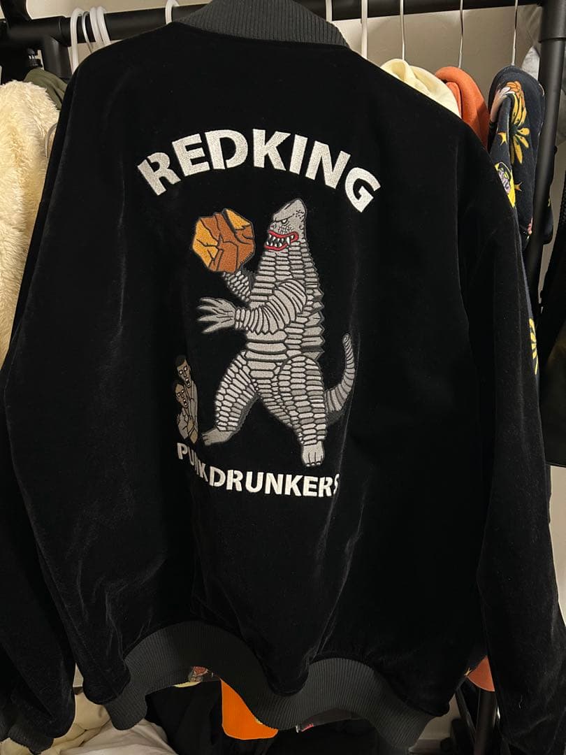 パンクドランカーズレッドキングスカジャン、 リバーシブル - メルカリ