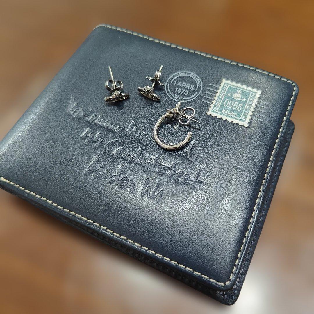 ヴィヴィアン ウエストウッド 2つ折り財布 ピアス 色々セット ヴィヴィアン ウエストウッド Vivienne Westwood 2つ折り財布 ピーユー