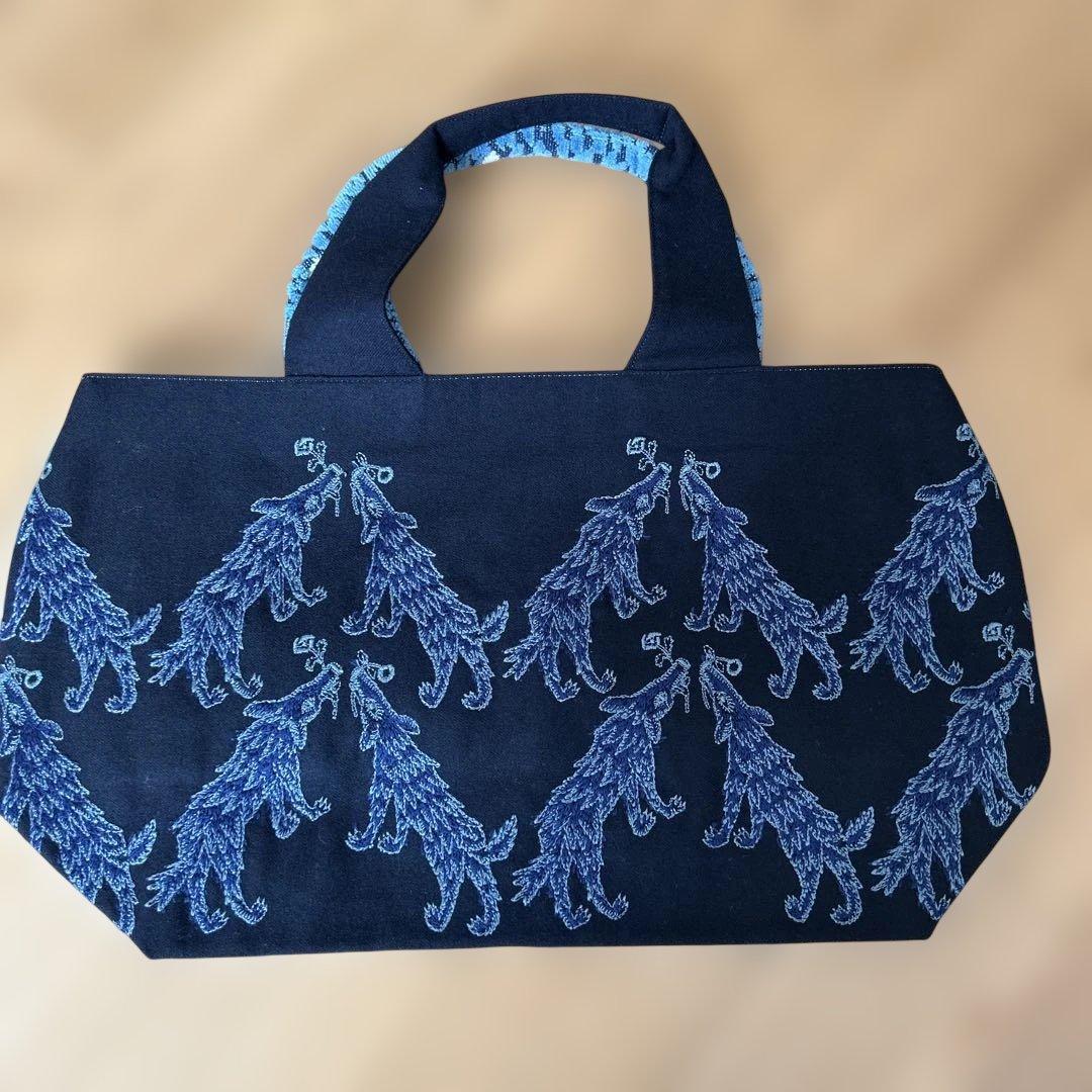 ミナペルホネン wolf &flower winter lakeパニーニバック - メルカリ