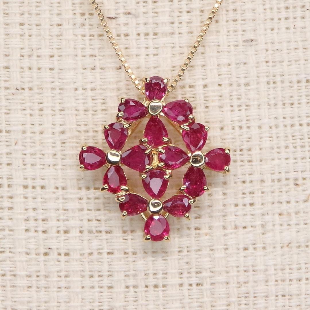 ルビー ペンダントトップ A5500 1.39ct ゴールドK18