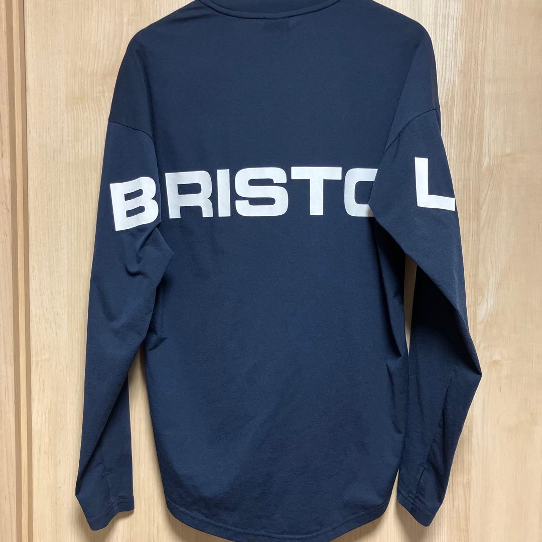 SOPH. fcrb 長袖カットソー ネイビー/ホワイト