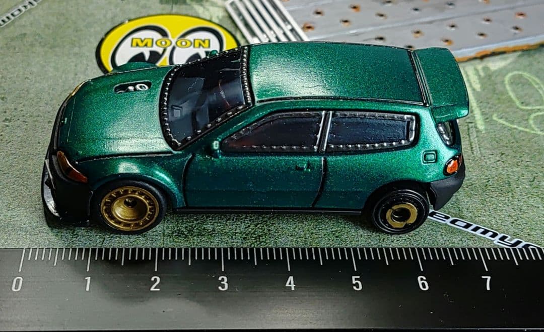 EG6 ホンダシビック CIVIC CUSTOM カスタム グリーンメタリック - メルカリ