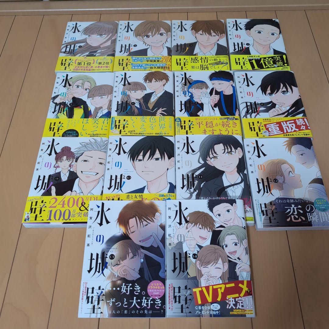 氷の城壁 1〜14巻 全巻セット 阿賀沢紅茶 特典付き 初版 全巻帯付き 集英社（SHUEISHA） 氷の城壁 1〜14巻 全巻セット 全巻新品 : 奈良 蔦