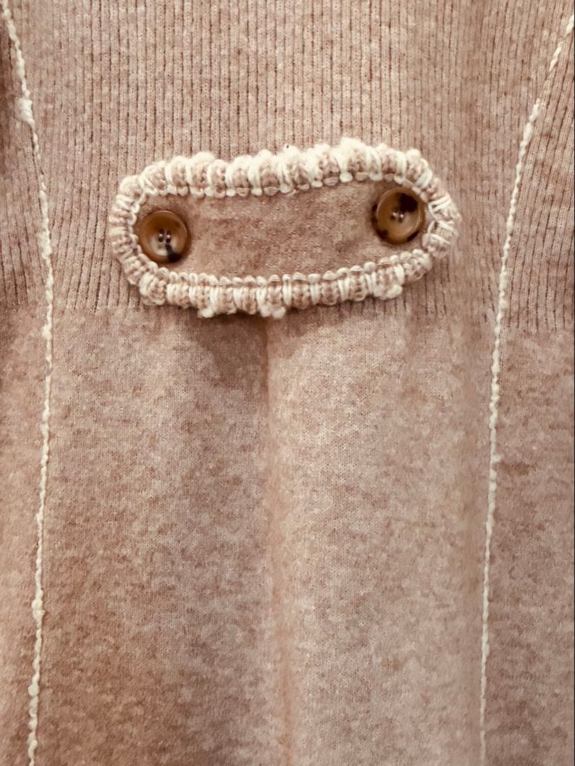 エルマンノシェルビーノ☆ウールカシミヤ混 ニットコート ユキトリイ