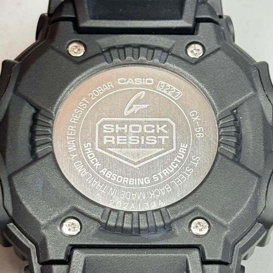 極美品 G-SHOCK GX-56 タフソーラー ブラック ゴールド液晶 - メルカリ