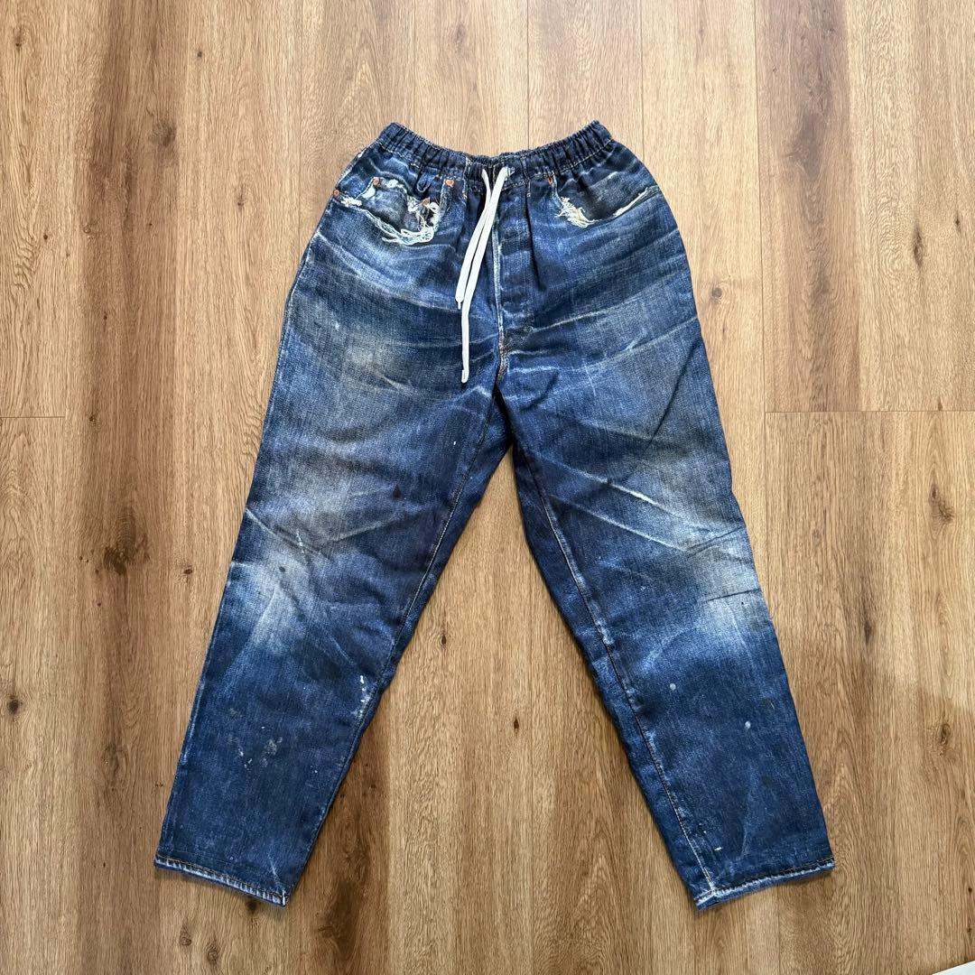Fake Vintage Denim Easy Pants US 三軒茶屋 - メルカリ