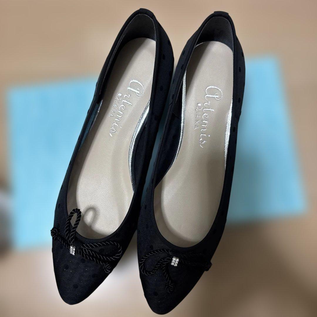 ダイアナ】 ブラックパンプス 23.5cm - メルカリ