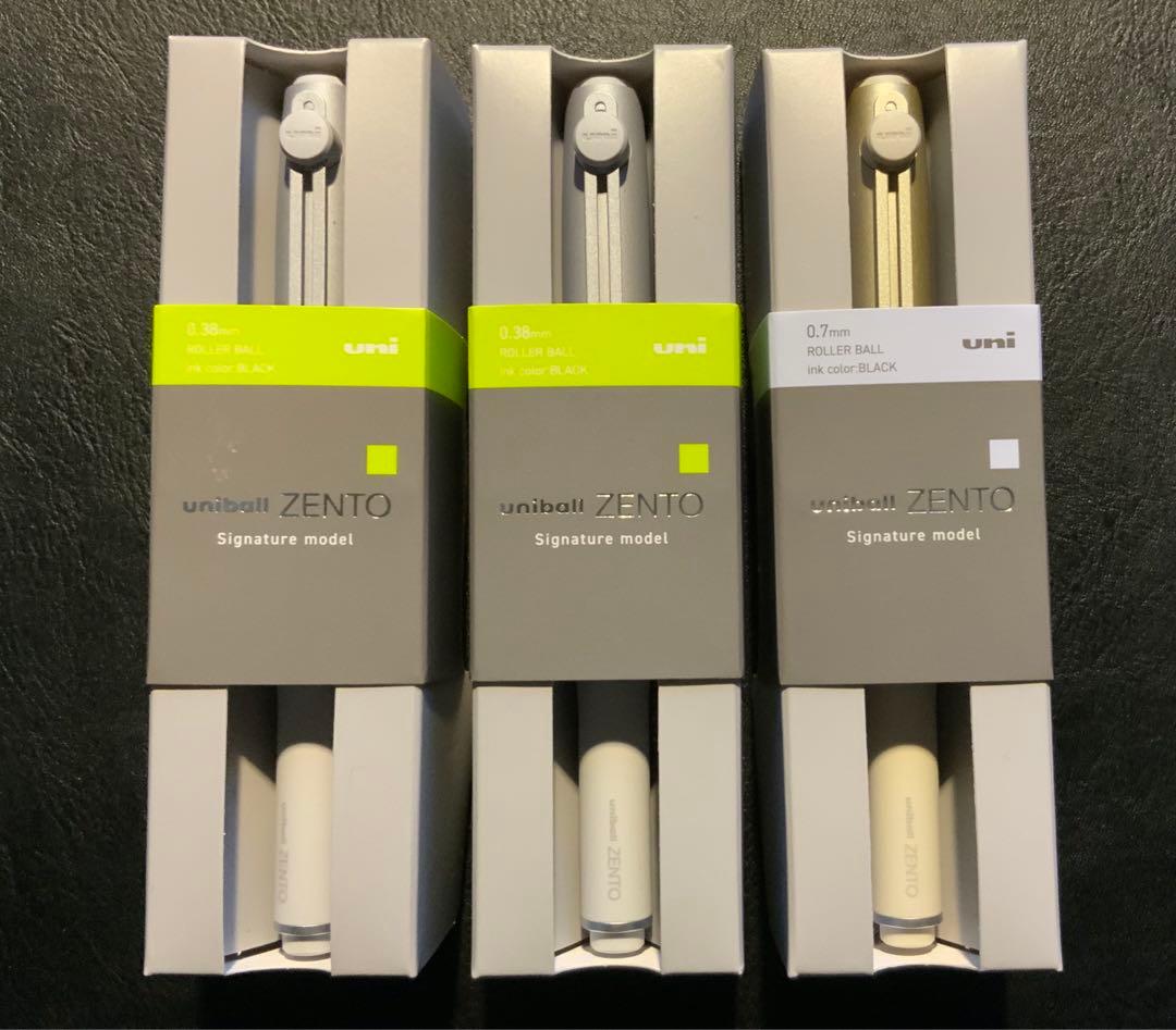 新品】ユニボール zento ゼント シグニチャー モデル3本セット - メルカリ
