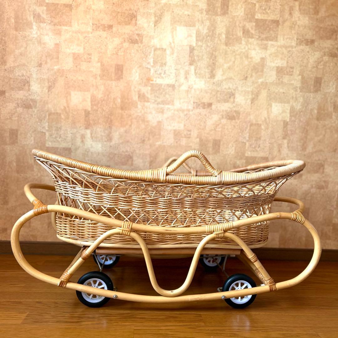 美品☆藤のゆりかご 美品藤のゆりかご ラタンインテリアや店舗の