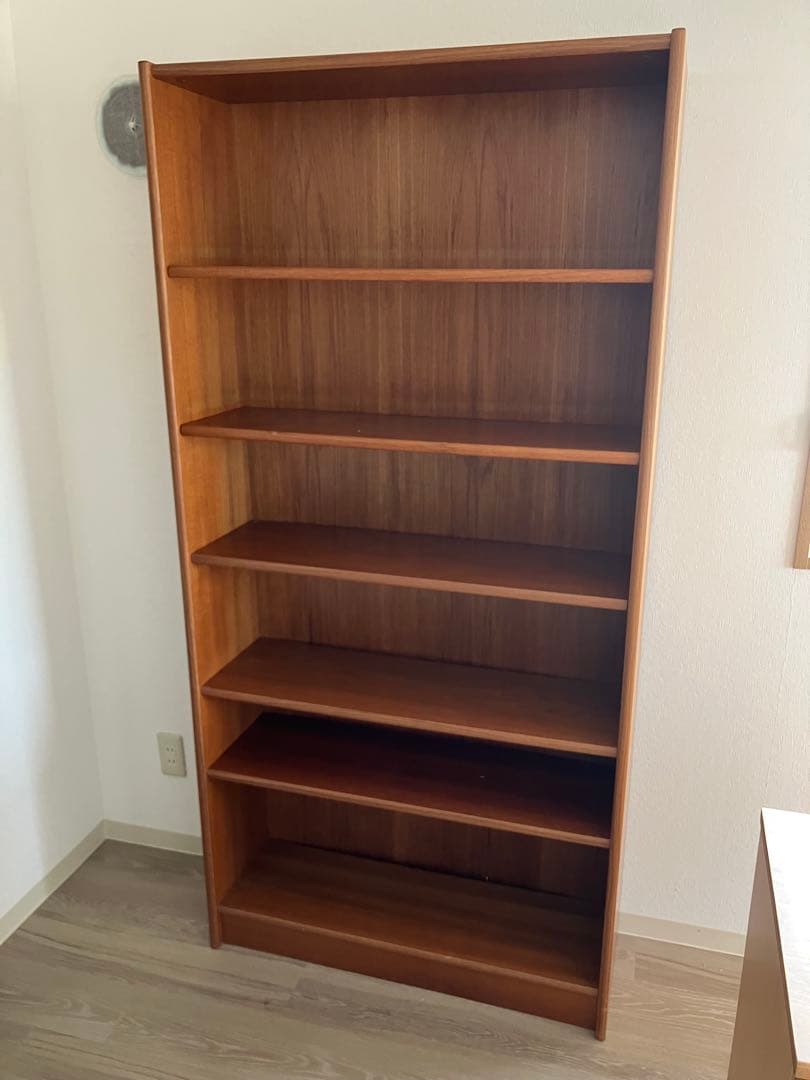 【大幅値下げ！引取り限定】本棚　 チーク材　イギリス産 イギリスヴィンテージ ブックシェルフ オープンラック ディバイダー