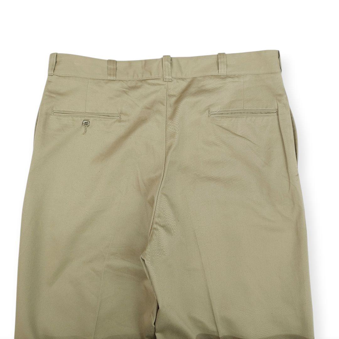 70s USARMY アメリカ軍 実物 8.2oz チノパン W40 貴重サイズ