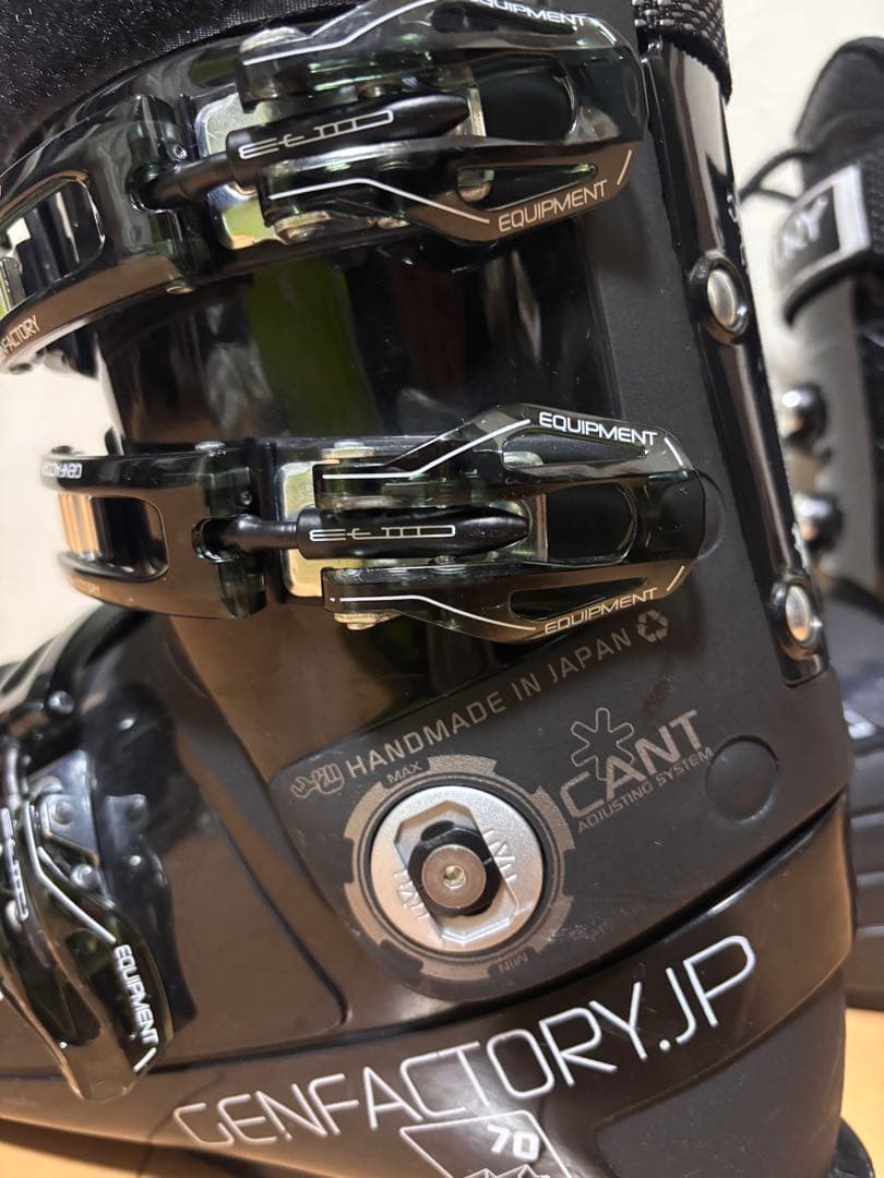 GENFACTORY BUMPS7 スキーブーツ ブラック26cm〜26.5cm