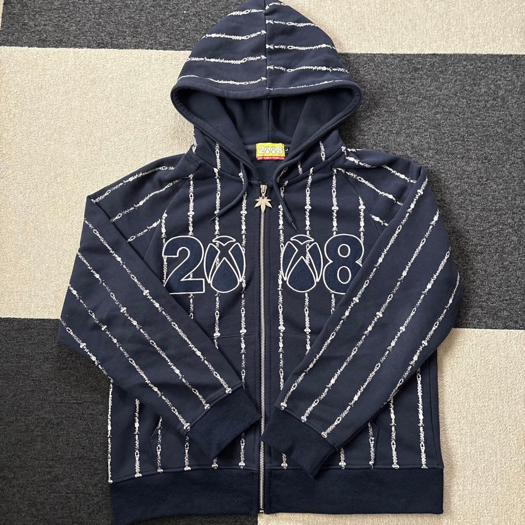 fuckthisindustry ジップパーカー M fti 2008 ネイビー - メルカリ