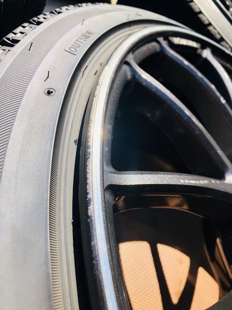 シゲ　1/4 rays ホムラ 8.5j43 2x8GTS 19インチ