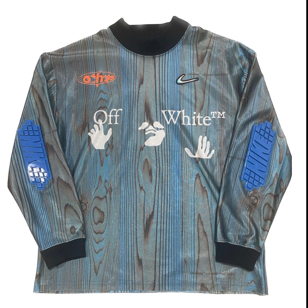 オフホワイト NIKE ゲームシャツ 木目調 - メルカリ