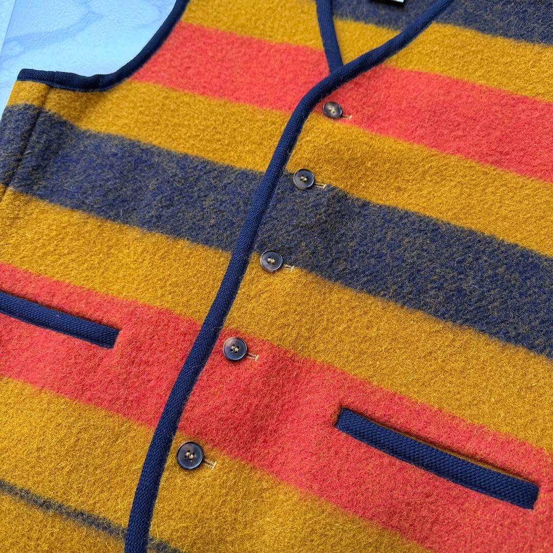 HERMES エルメス ヴィンテージ ロカバール ウール100％ ベスト 46