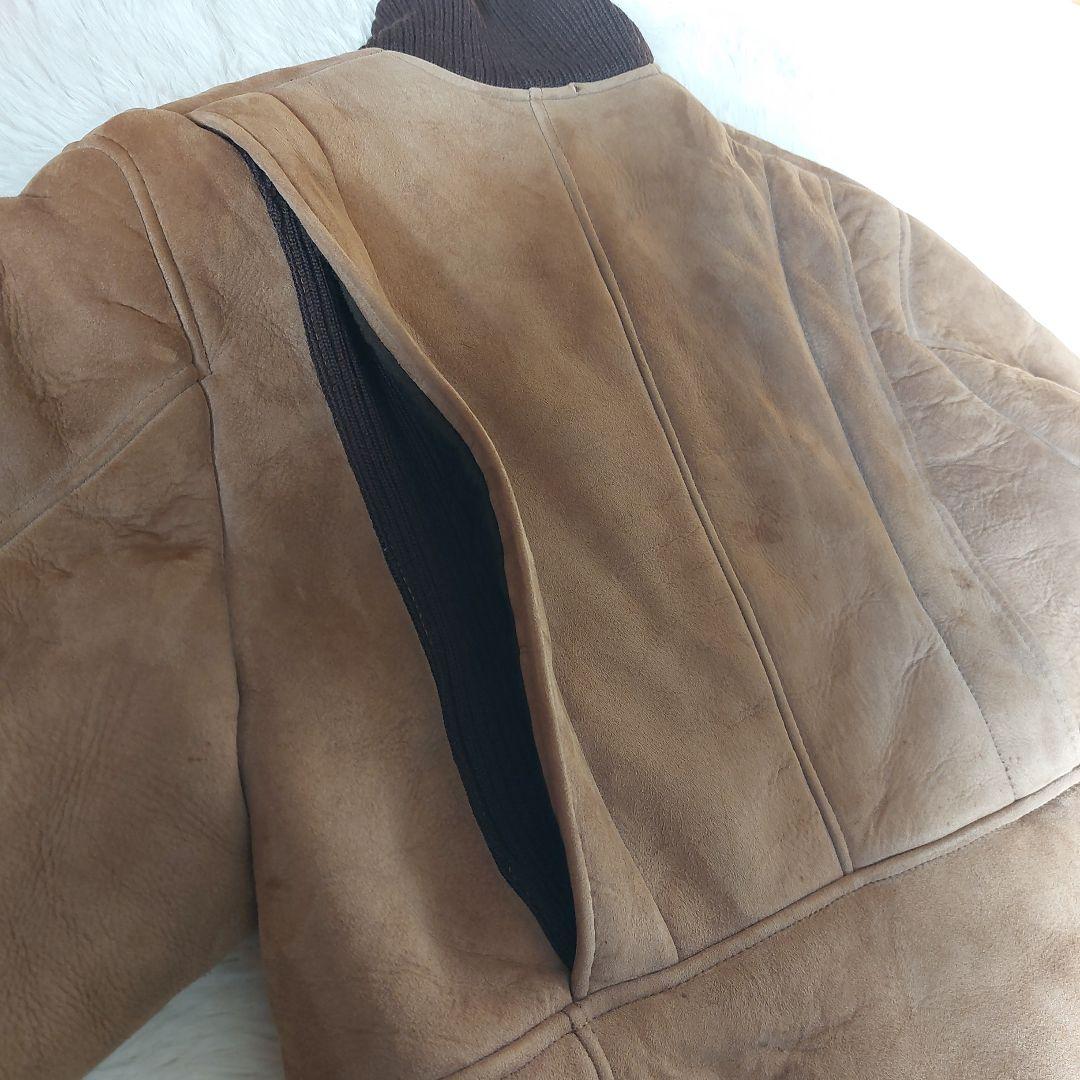 古酒 オーバーサイズ ムートンコート ニュージーランド製 ロング丈