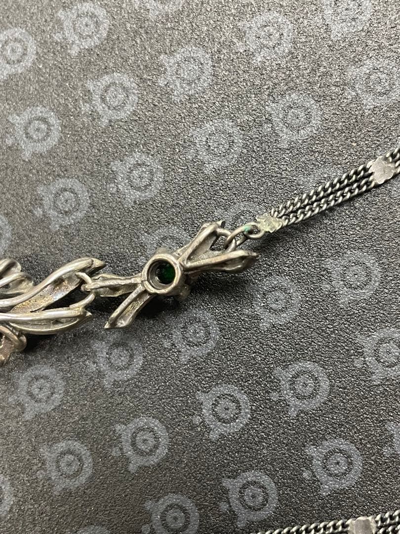 ヴィンテージ　sv925 色石ネックレス　31.4g