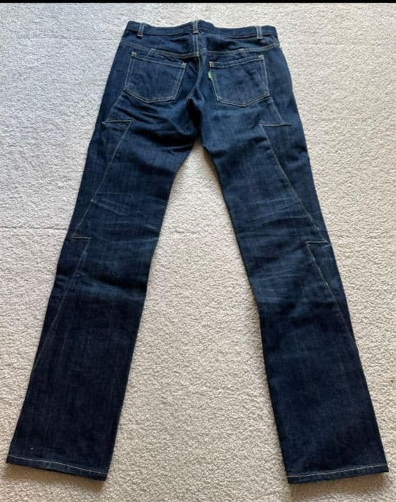 01ss UNDERCOVER 稲妻 サンダーステッチデニム パンツS - メルカリ