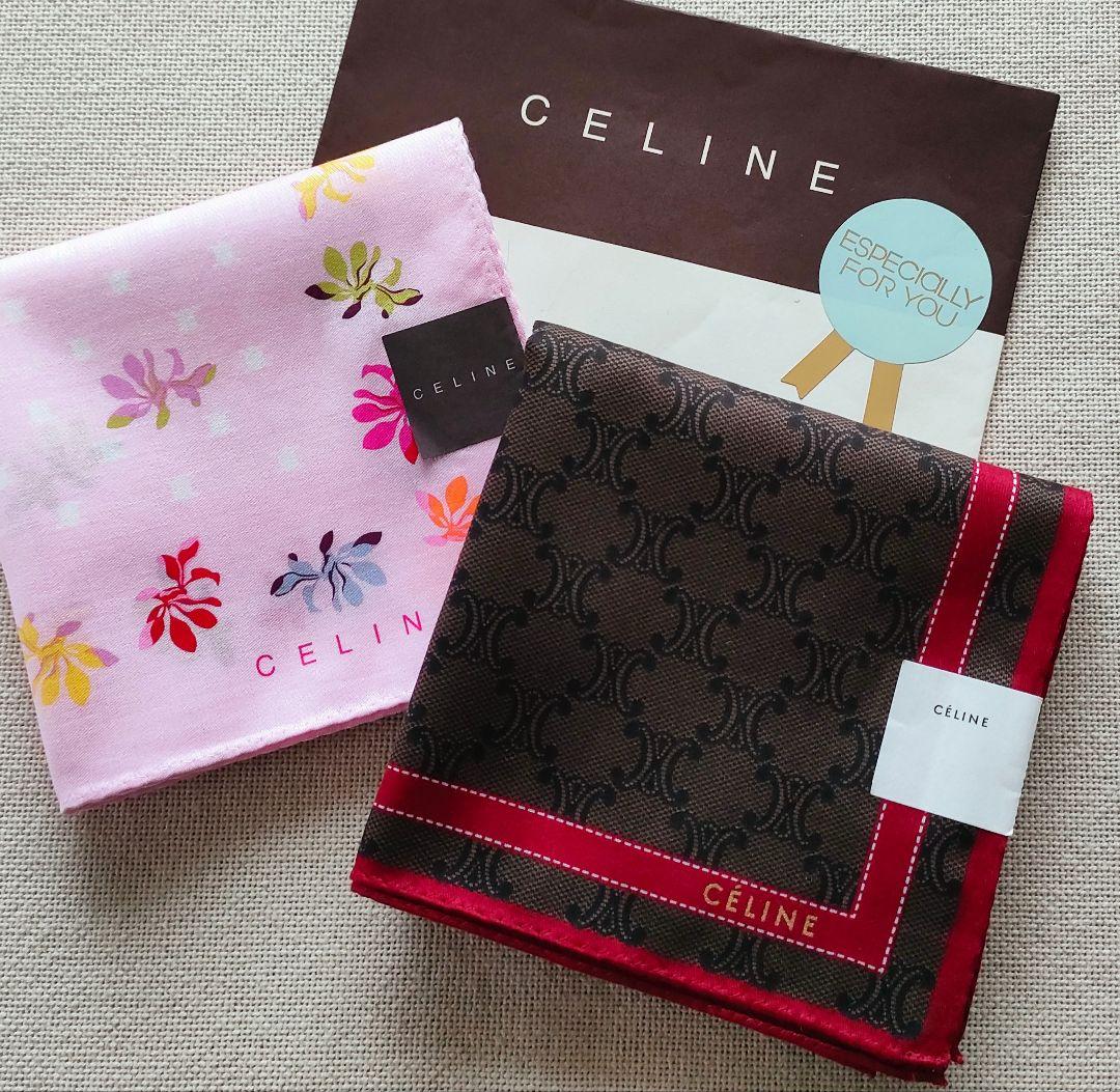 新品未使用❁セリーヌ❁ハンカチ❁2枚セット③ - メルカリ