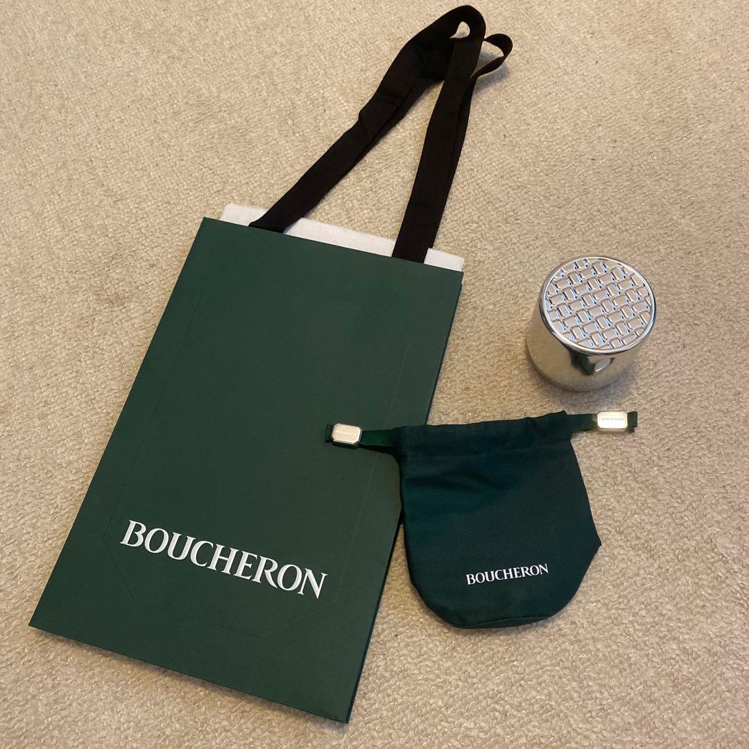 ブシュロン　ショッパー、アクセボックス、ポーチセット アクセサリーポーチ ジュエリーポーチ 本革 レザー コンパクト