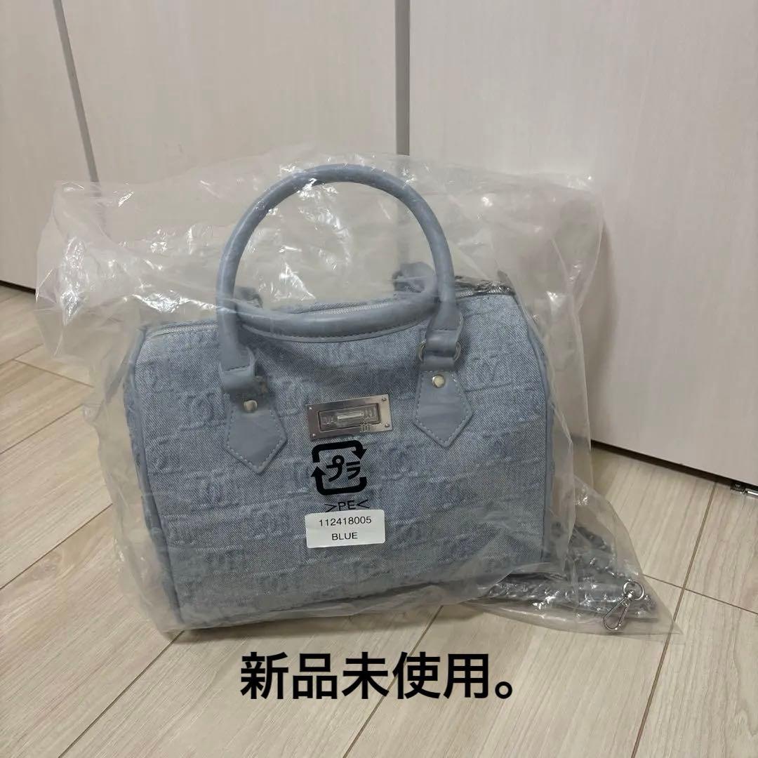 Darich エンボスロゴデニムボストンバッグ ノベルティ - メルカリ