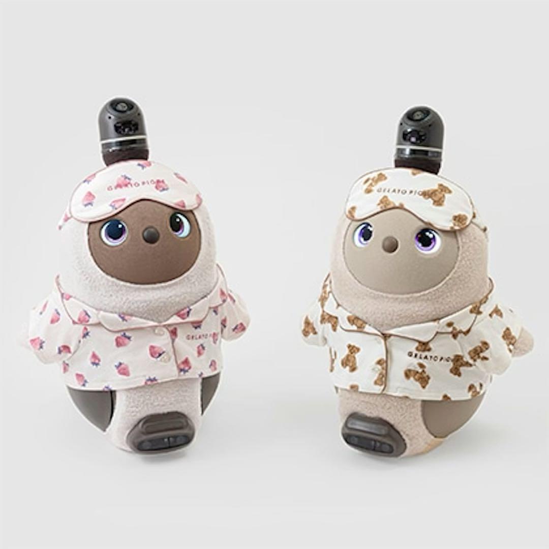 ラボット　GELATO PIQUE イチゴ柄パジャマセット gelato pique - ジェラートピケ ストロベリー柄サテンパジャマ 上下