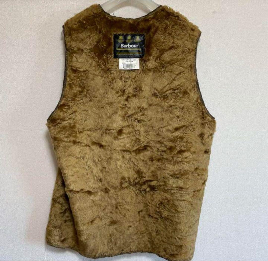 90s Barbour バブアー ファー ライナー ベスト ボア ジレ C42 - メルカリ