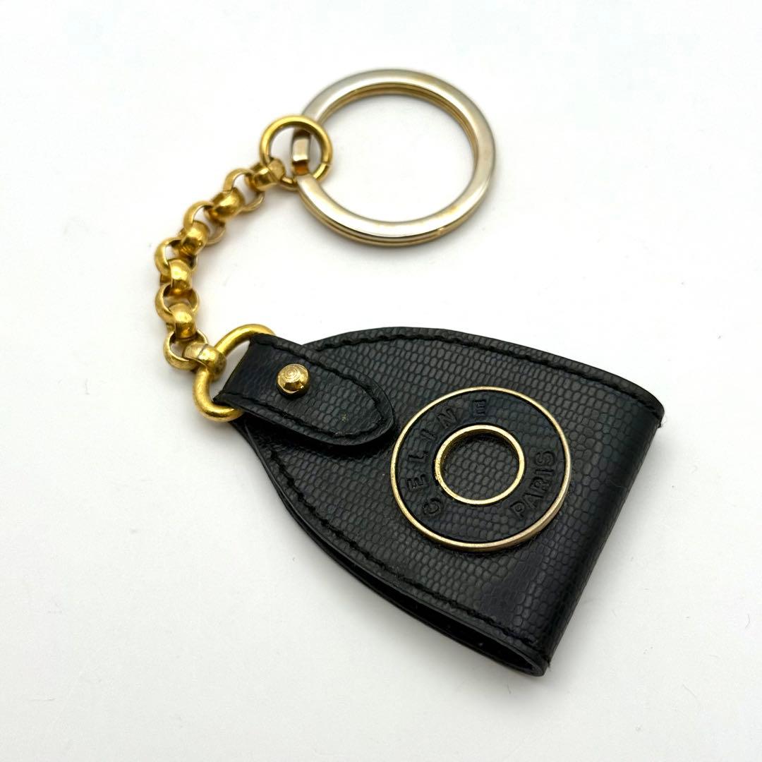 CELINE セリーヌ レザー キーリング キーホルダー - 小物ベストセラー