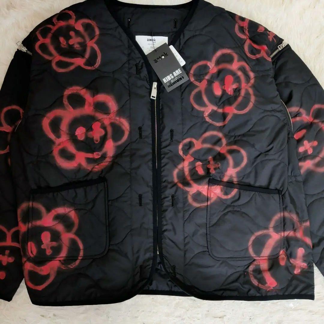 新品】25AW amok 花柄 キルティング ブルゾン Guernika - メルカリ
