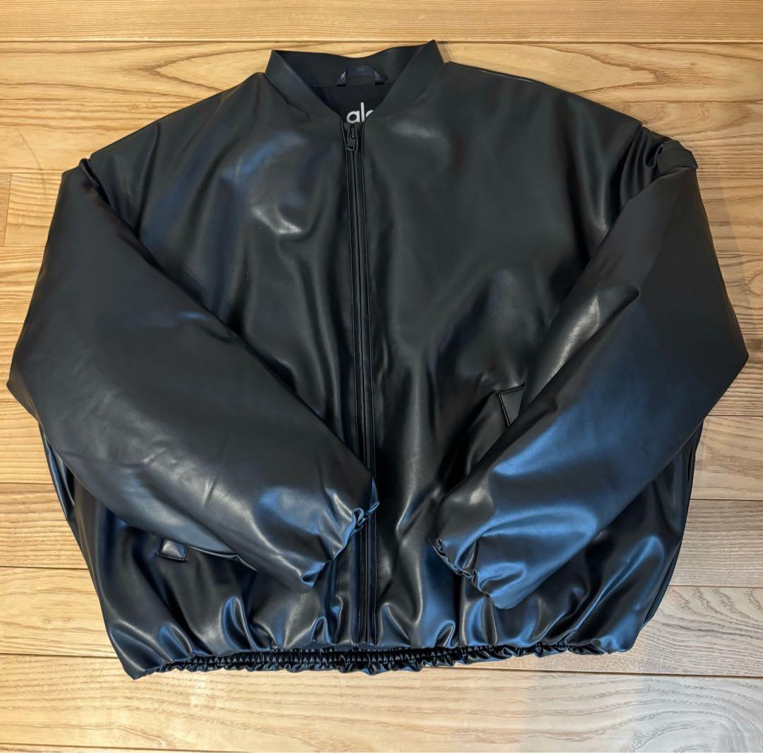 大幅値下げ！ 東原亜希さん着用！ alo ブラック ボンバージャケットMA1