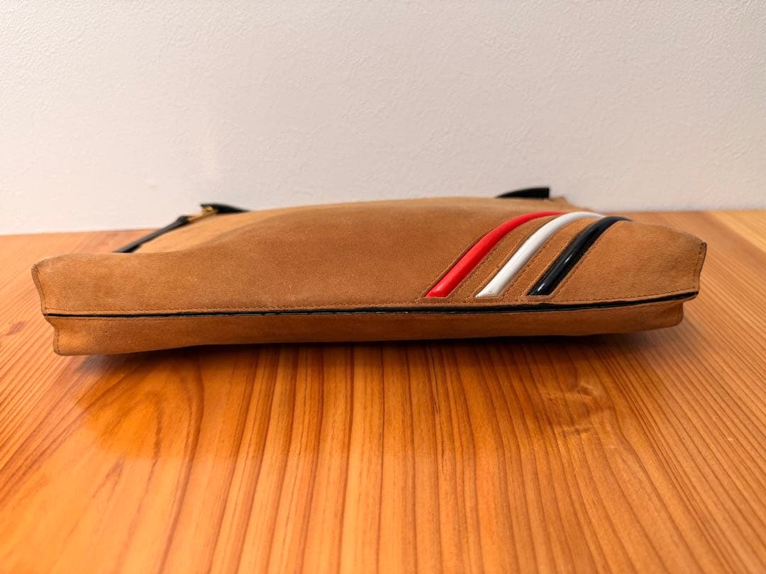 美品】LOEWE クラッチバッグ Tポーチ アナグラム スエード ユニ