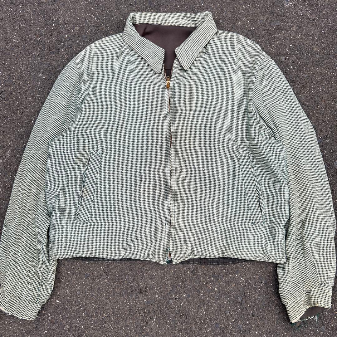 Special vintage 50s レーヨンギャバジンジャケット ブラック - メルカリ