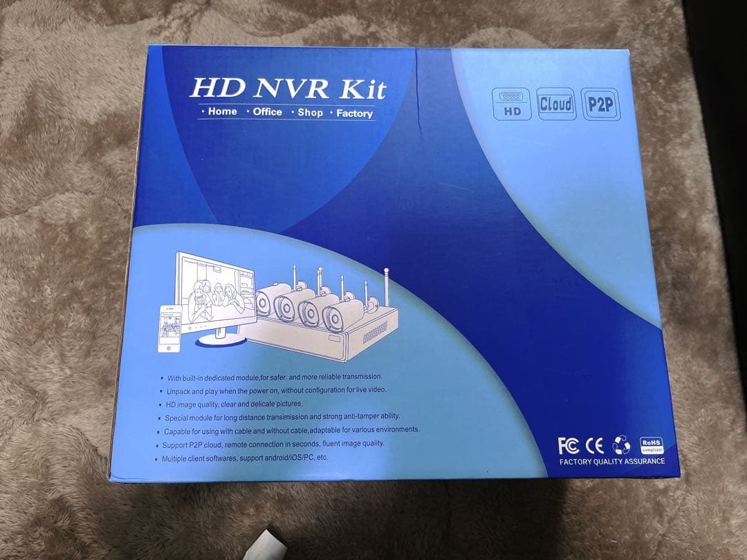 【500万画素・双方向音声】 防犯カメラ ワイヤレス 防犯カメラ 屋外 wifi ワイヤレス 500万画素 50mまで暗視撮影 スマホ