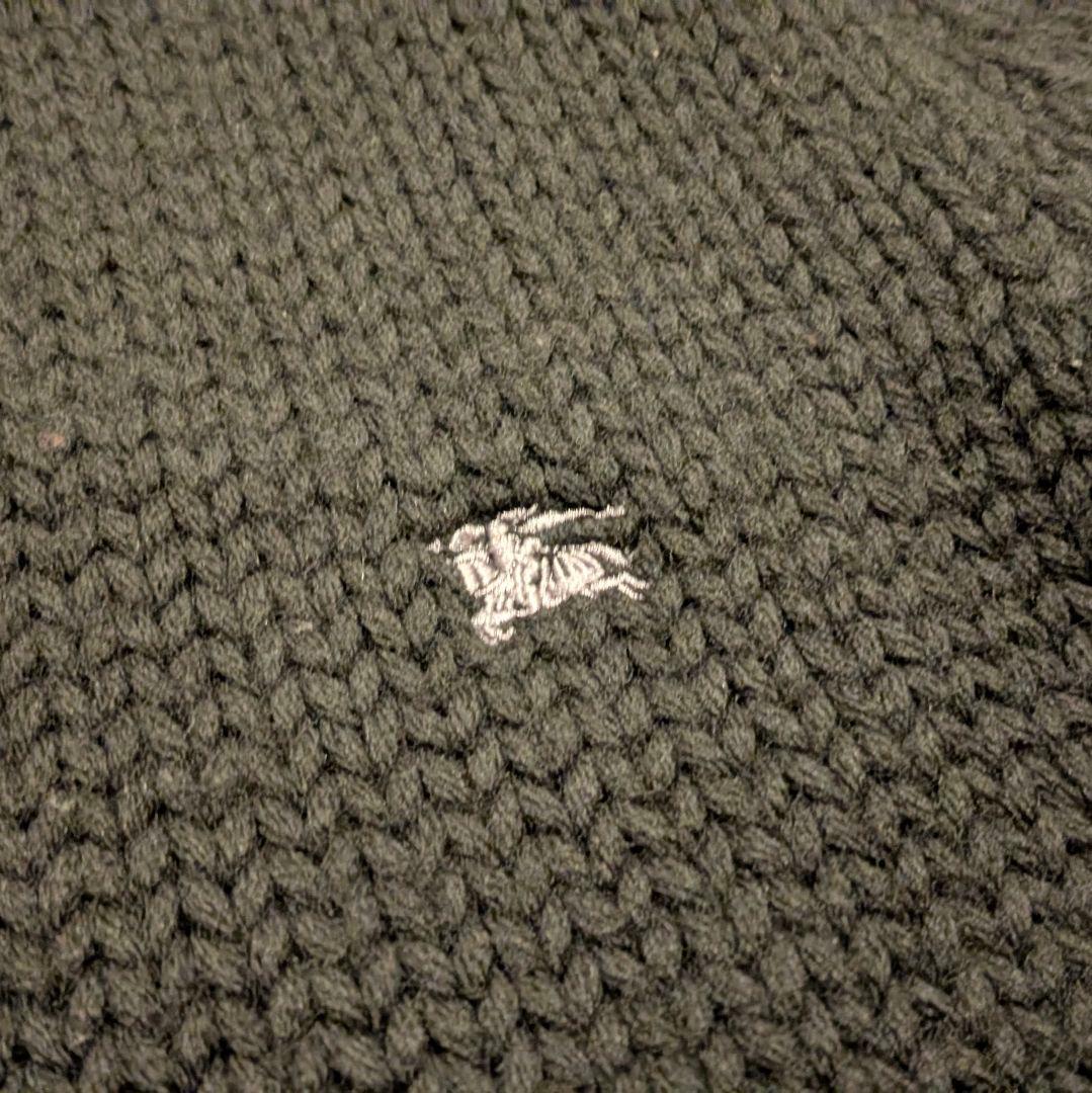 ほぼ未使用 3/L ブラックレーベル ニット セーター ブルゾン ラビット